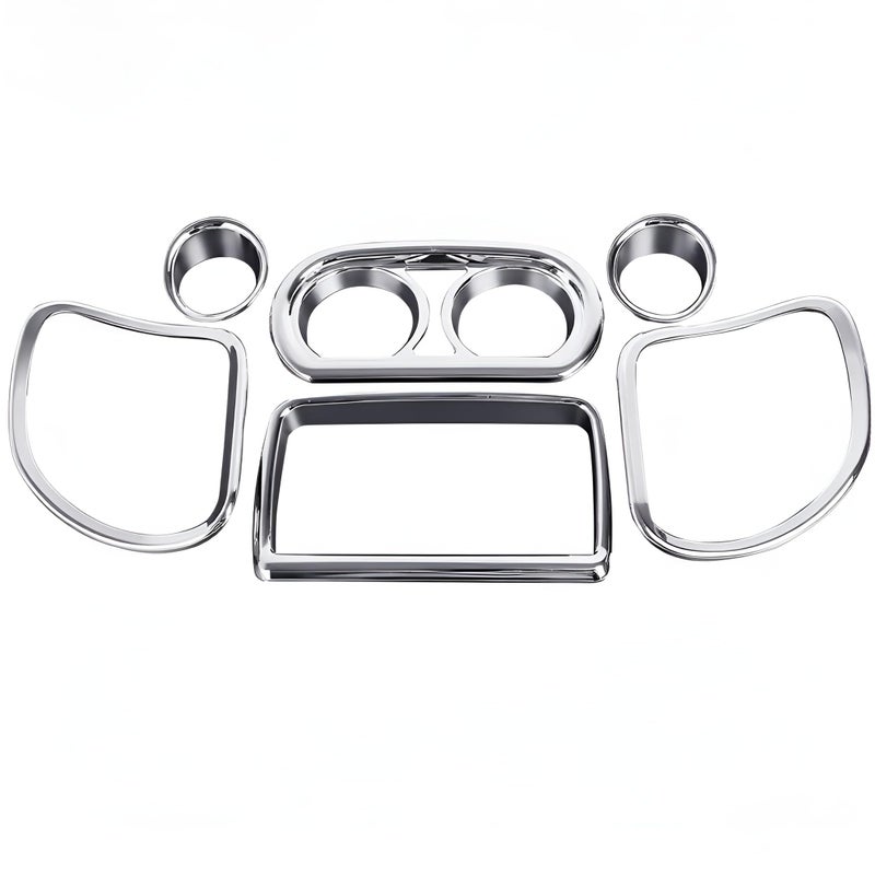 TCMI Inner Fairing Speedometer Radio Speaker Trim Kit Fits For Harley Road Glide 2015-2020 (Replaces : 61400296) Chrome - Image 3